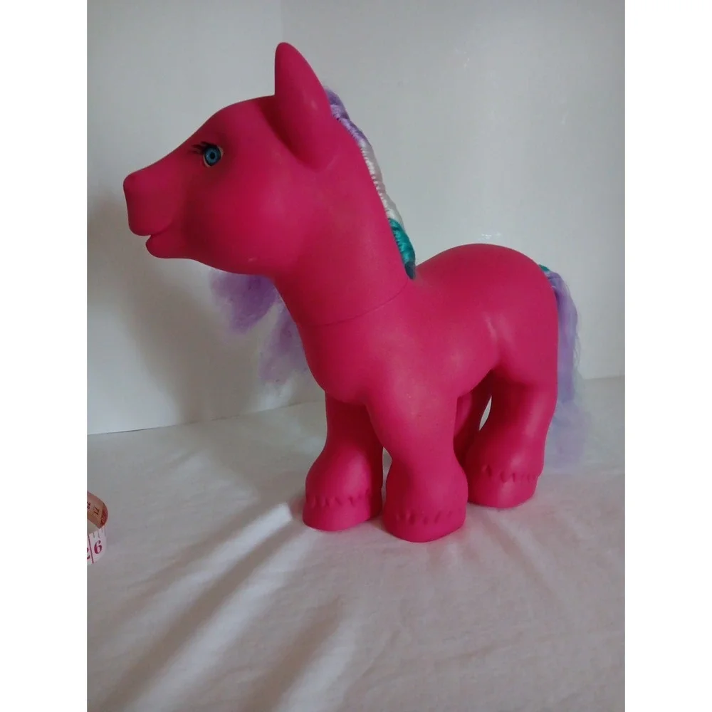 My Little Pony VTG GI-GO Cabbage Patch Fakie  Large Drk. Pink w/ Heart SH-04-B1‎
